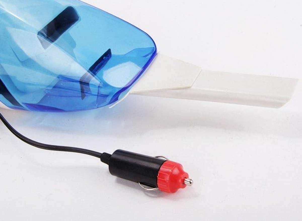 Máy hút bụi mini - Máy hút bụi dành cho xe oto (trắng xanh)