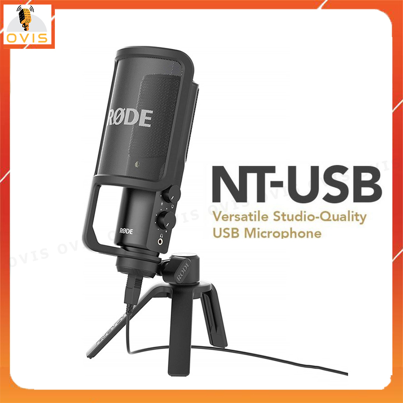 Rode NT-USB / Rode NT-USB+ - Micro USB Thu Âm Cho Máy Tính Dùng Cho Đọc Audio, Live Stream, Podcasting [HÀNG CHÍNH HÃNG]