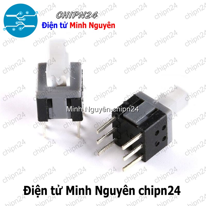 [5 cái] (G5.8) Nút nhấn 6 chân 5.8x5.8mm Nhấn Nhả