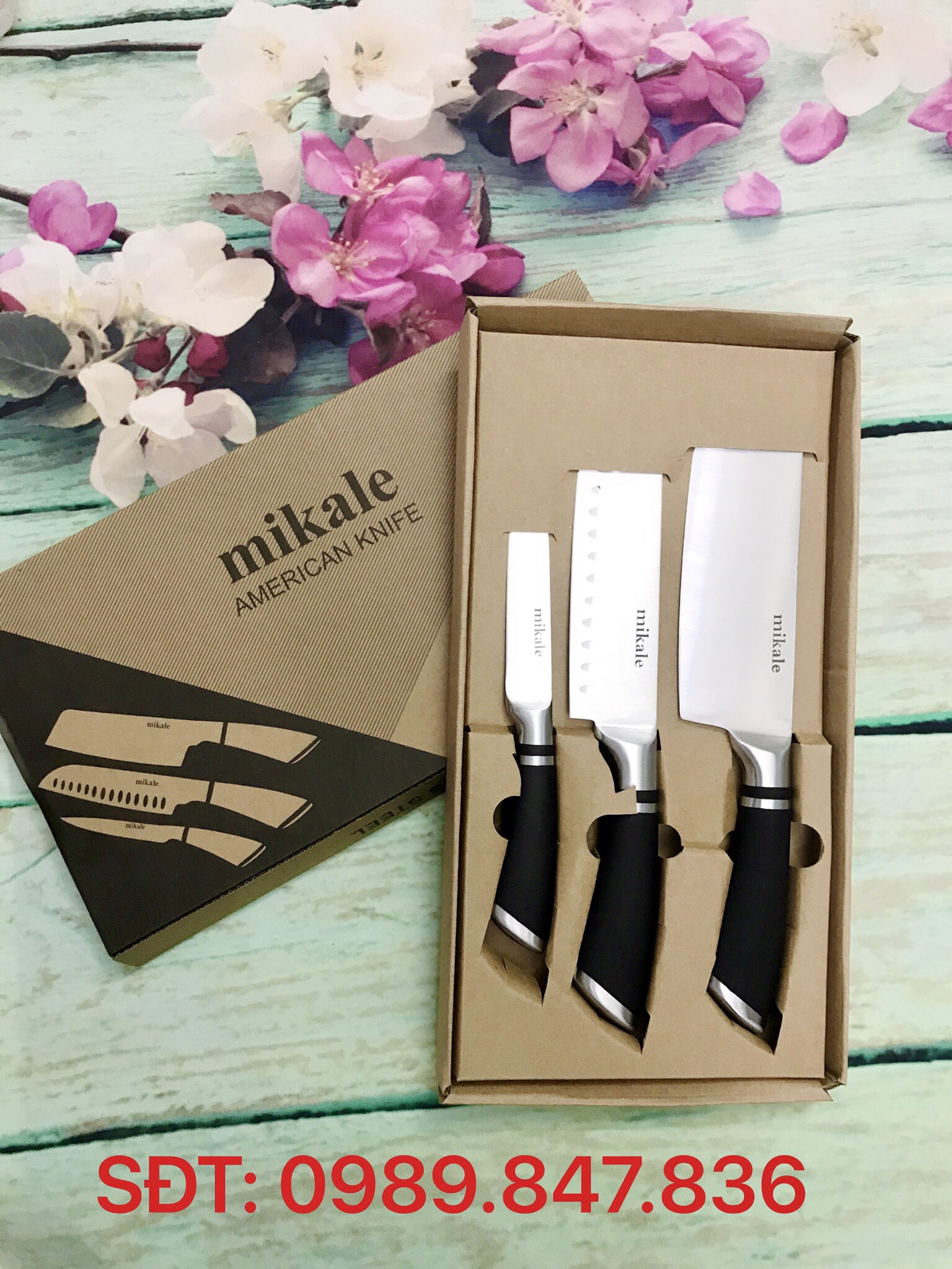 Set 3 dao làm bếp MIKALE Nhật Bản
