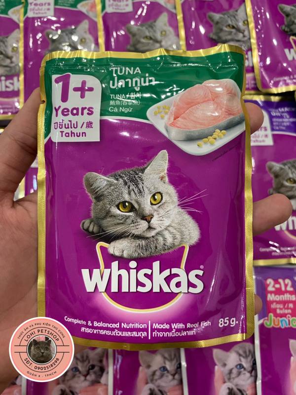 Combo 12 gói pate Whiskas cho mèo lớn (chọn vị)