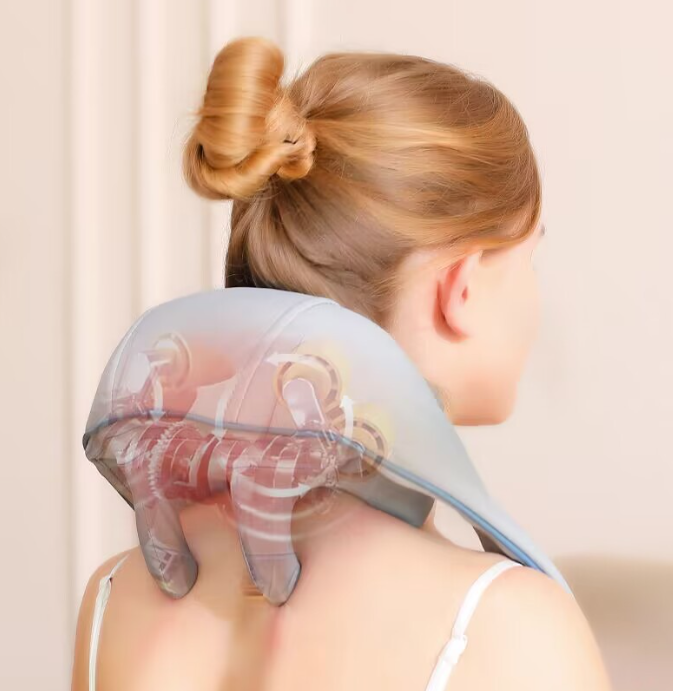 Máy massage cổ vai gáy 6d hj-818