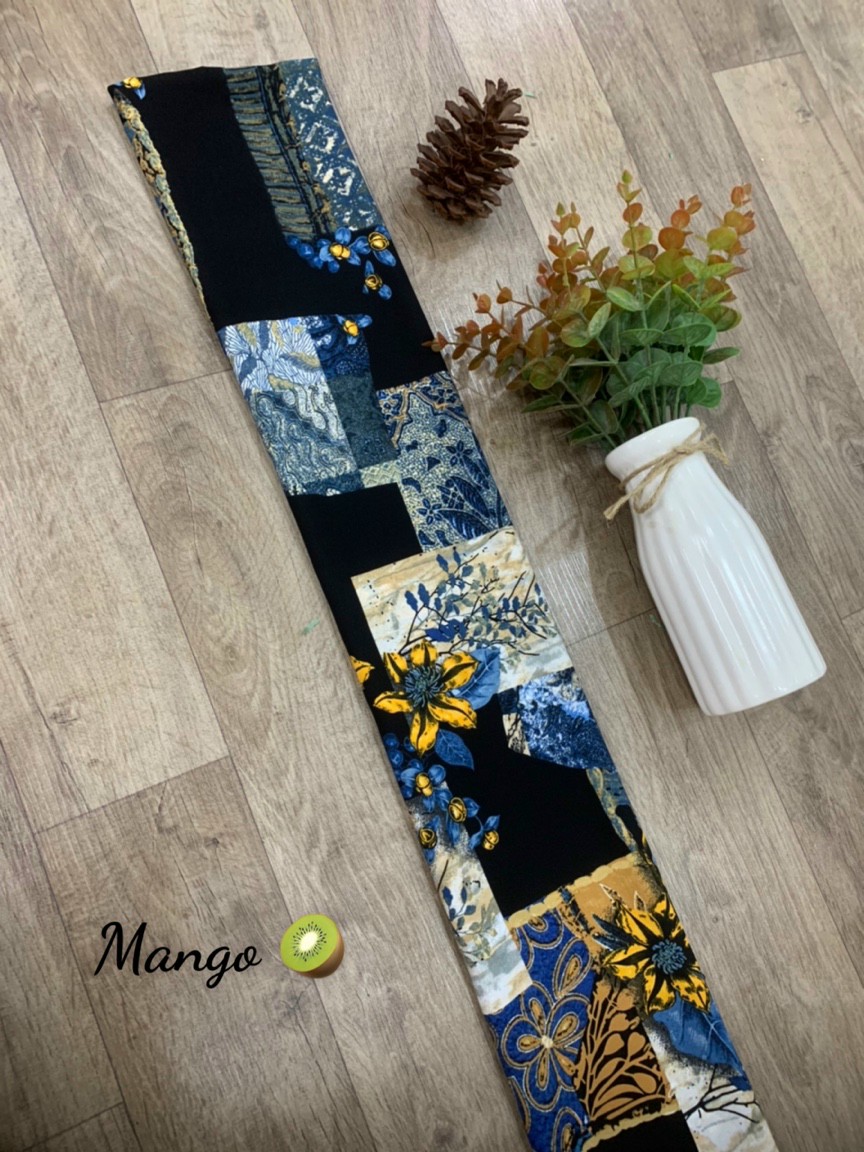 (2m x1.5m) Vải Lụa Mango Hoa Nhiều Mẫu