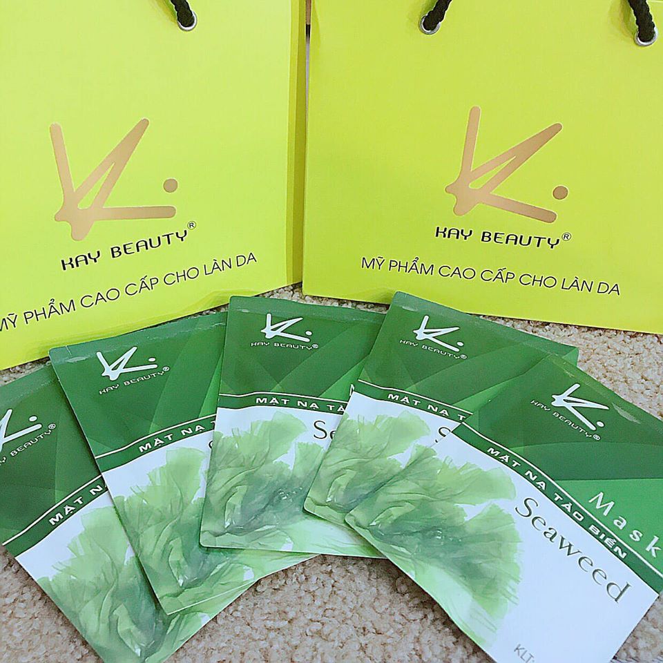 [HCM][HÀNG MỚI VỀ] MẶT NẠ TẢO BIỂN KAY BEAUTY (HỘP 5 MIẾNG)