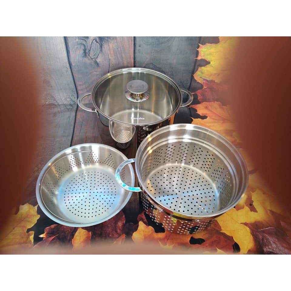Nồi kèm 2 xửng hấp Berndes - Hàng Đức