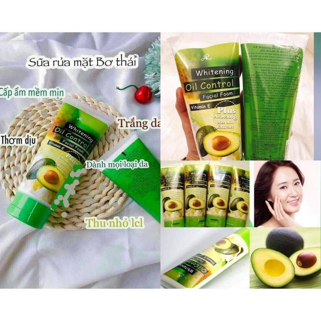 SỮA RỬA MẶT BƠ ARON WHITENING OIL CONTROL THÁI LAN