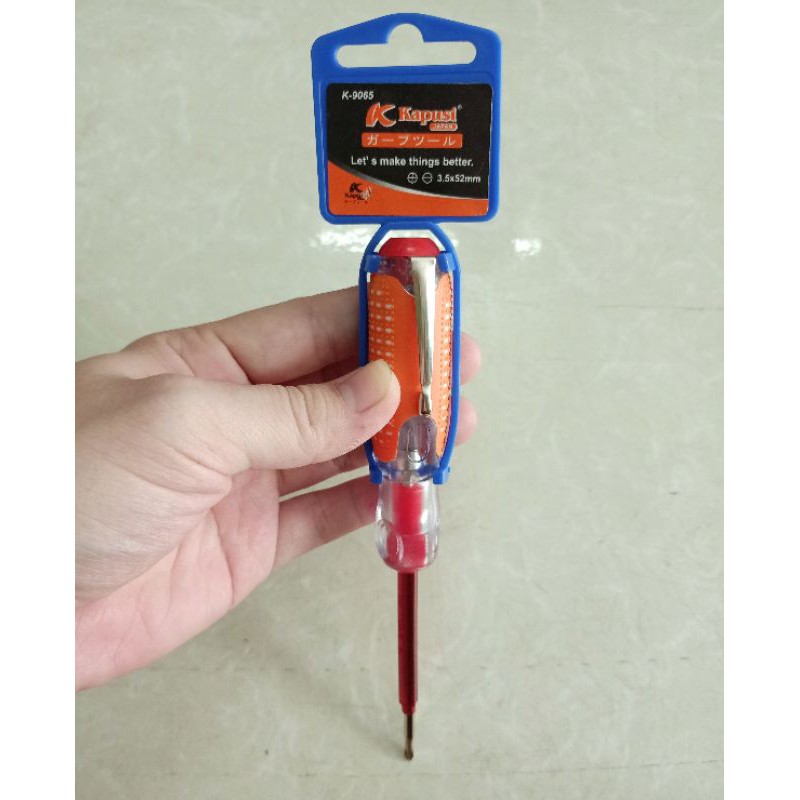 Bút Thử Điện KAPUSI JAPAN 3.5 × 52 mm