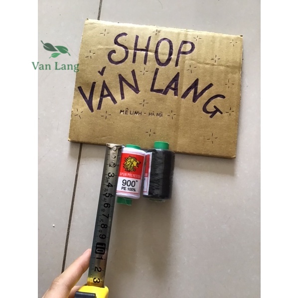 2 Cuộn Chỉ may màu trắng / đen