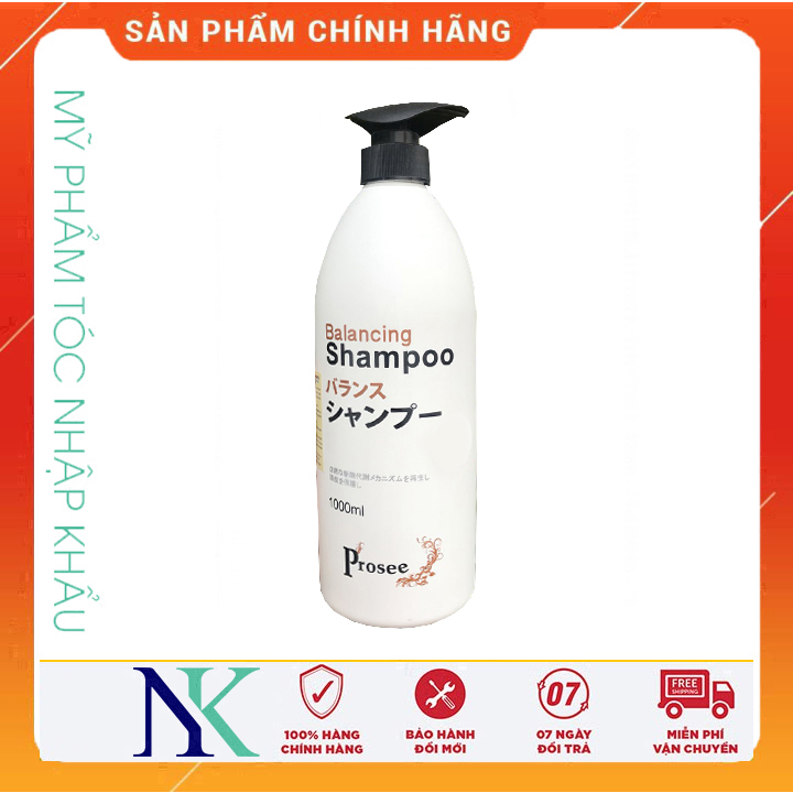 Dầu Gội Prosee Dành Cho Tóc Dầu, Nhanh Bết & Gãy Rụng Balancing 1000Ml