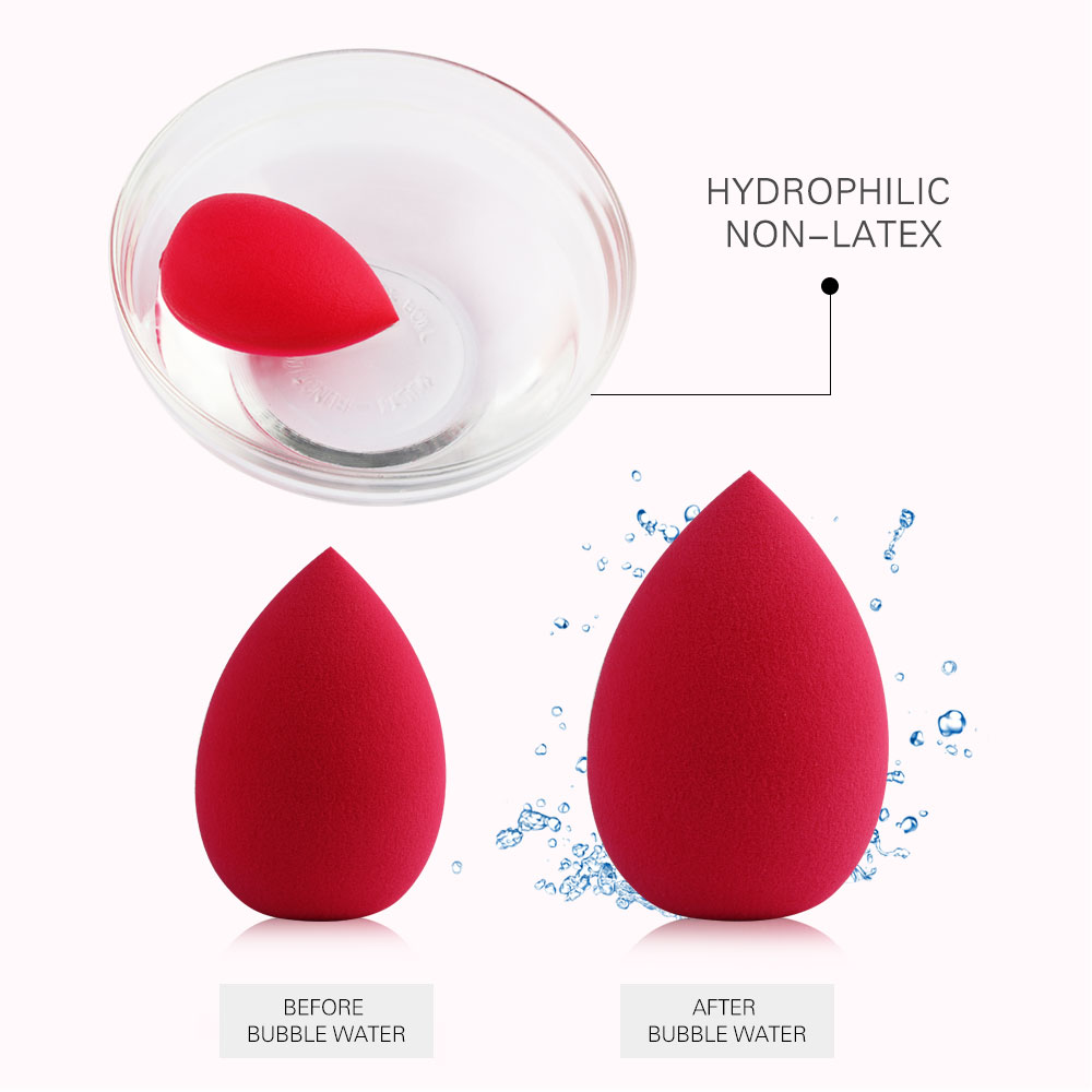 MAANGE Một giọt nước hình dạng Sponge Puff nhiều màu tùy chọn làm đẹp trứng