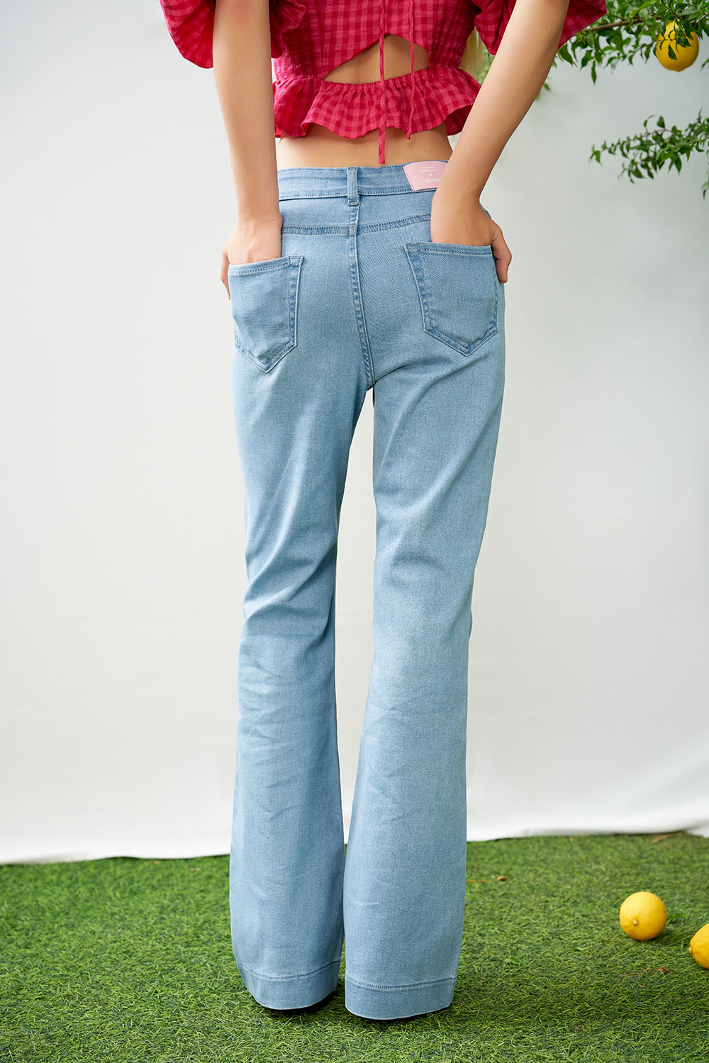 DOTTIE - Quần jeans dài ống loe - Q0312