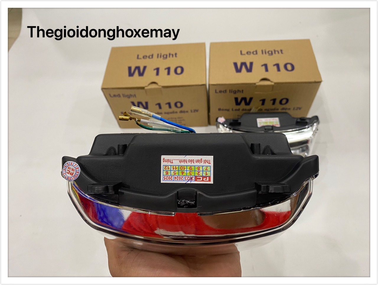 Chóa Đèn, Pha Đèn Led 2T Wave Thái 110