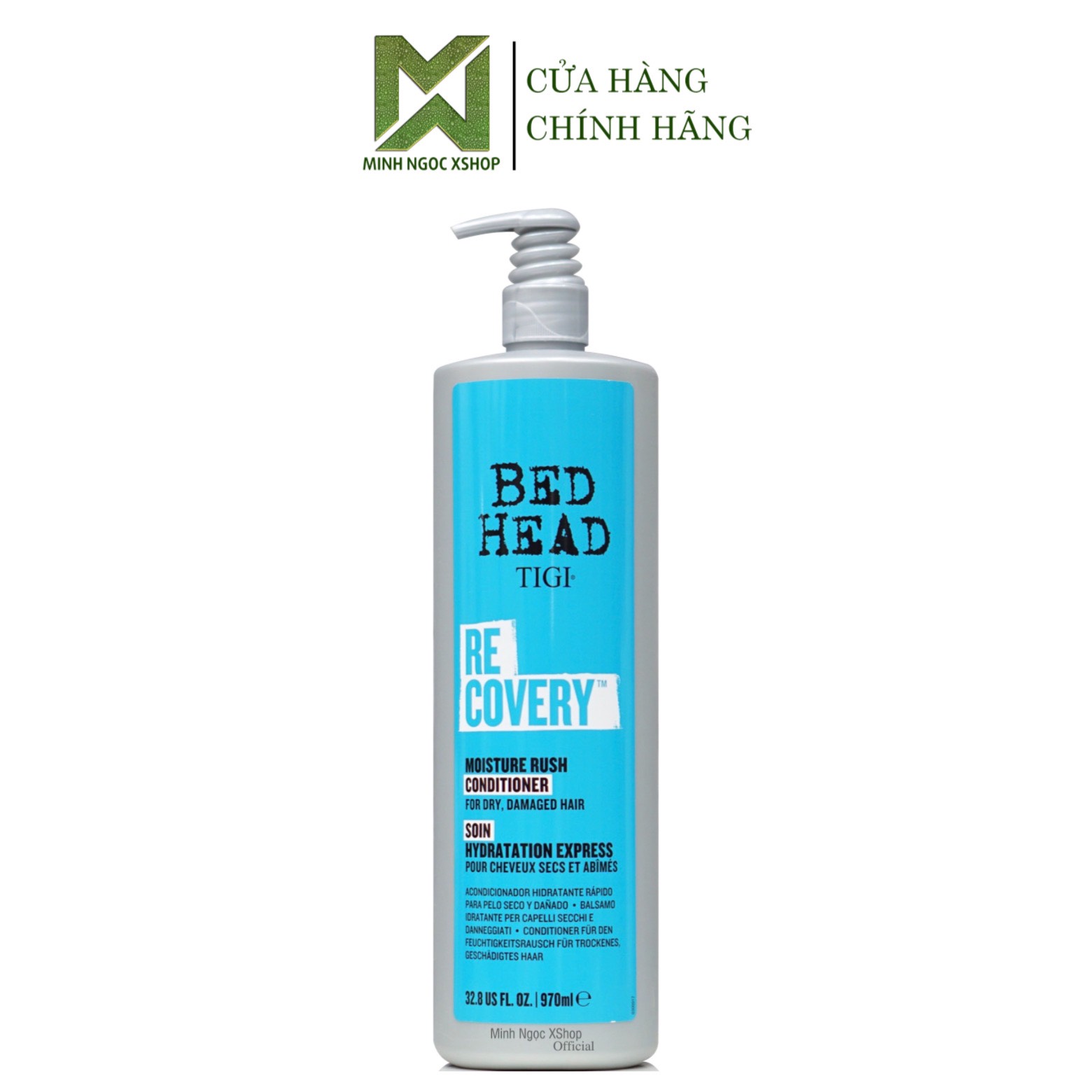 Dầu xả phục hồi độ ẩm Tigi xanh dương 970ML chính hãng