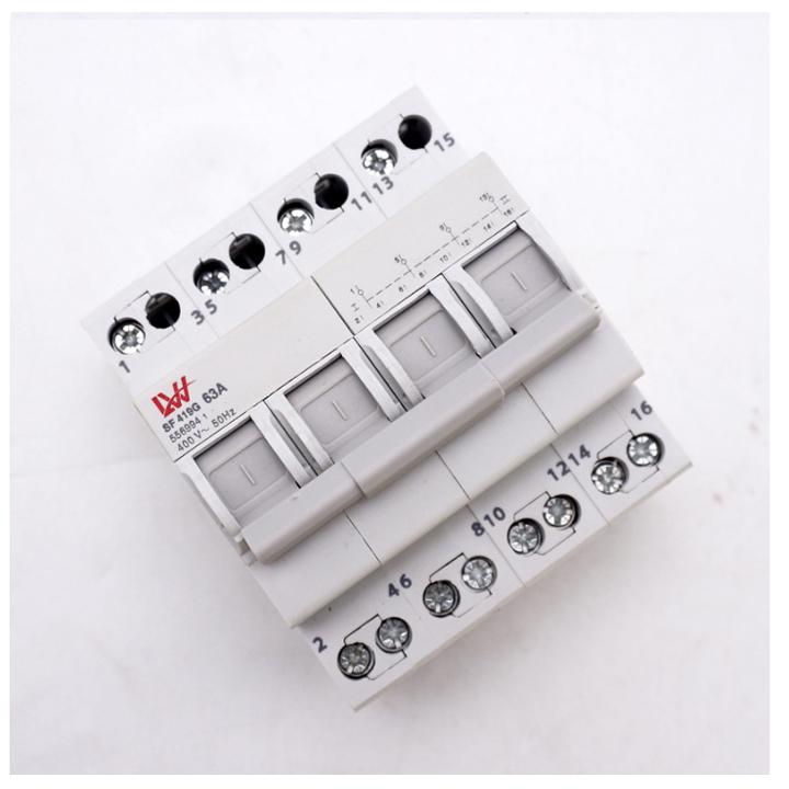 Át đảo chiều 3 pha 4 cực 63A LWR cầu dao đảo chiều - aptomat đảo chiều
