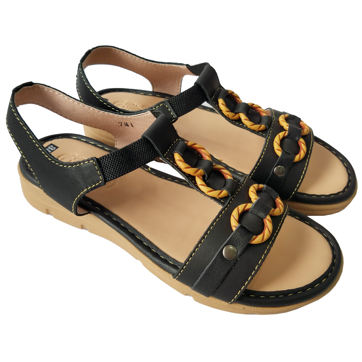 Giày sandal nữ bigben da bò thật cao cấp sdx99