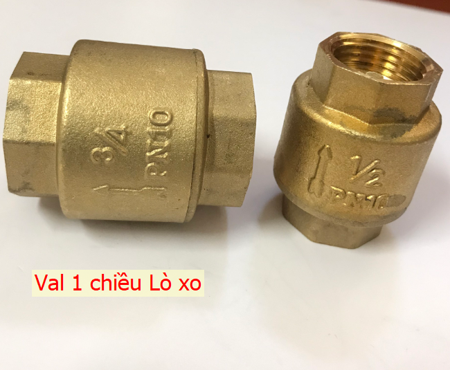 Van nước một chiều minh hoà đồng lá lật, lò xo 21, 27