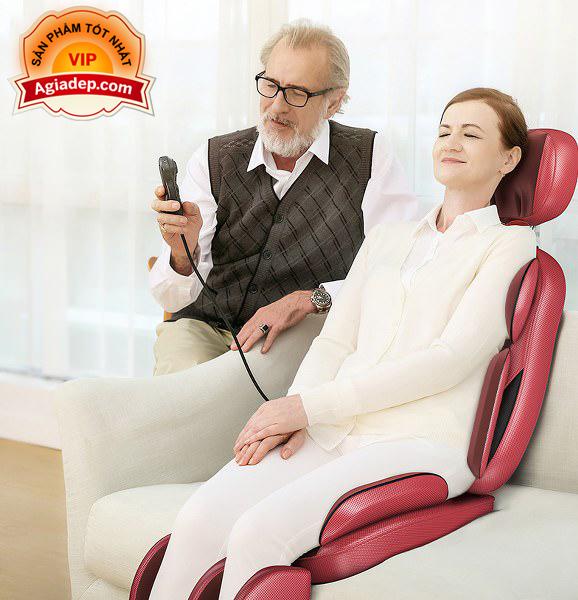Ghế Massage Thư giãn Trị liệu Hồng ngoại (Kèm Xoa bóp chân) AGD - Hàng cao cấp