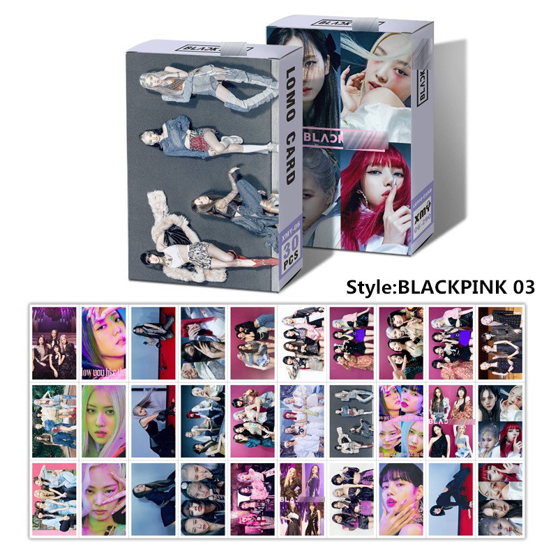 Hộp Lomo card Blackpink hộp ảnh 30 tấm
