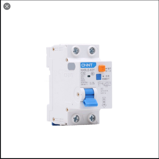 Attomat chống dòng dò Chint NXBLE-32 1P+N 32A