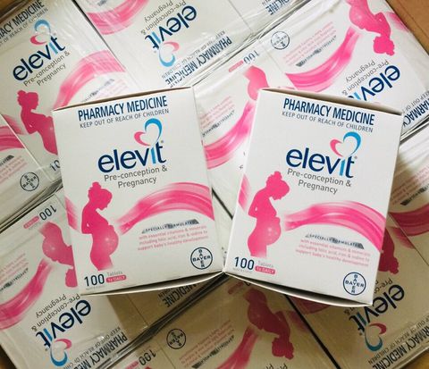 (Mẫu mới) _ Viên Uống Elevit Úc cho bà bầu