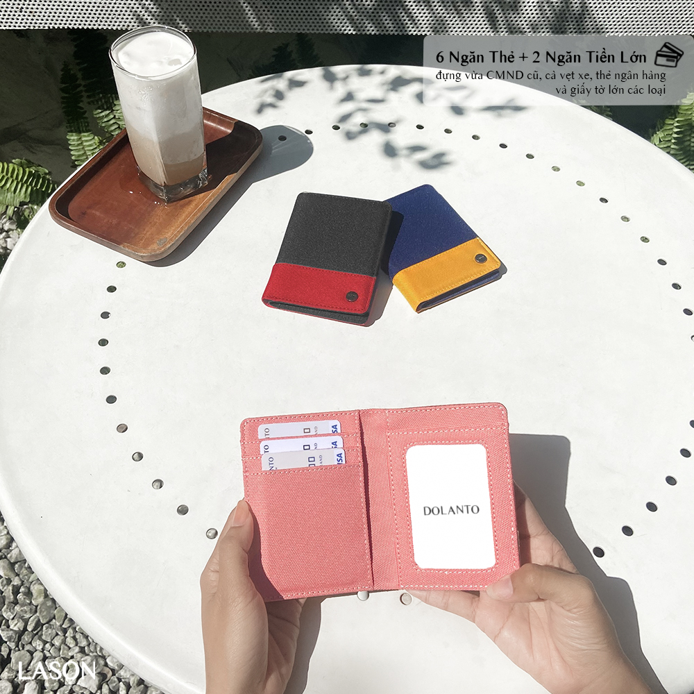 Ví DOLANTO BRAND® Triple Wallet - Đứng