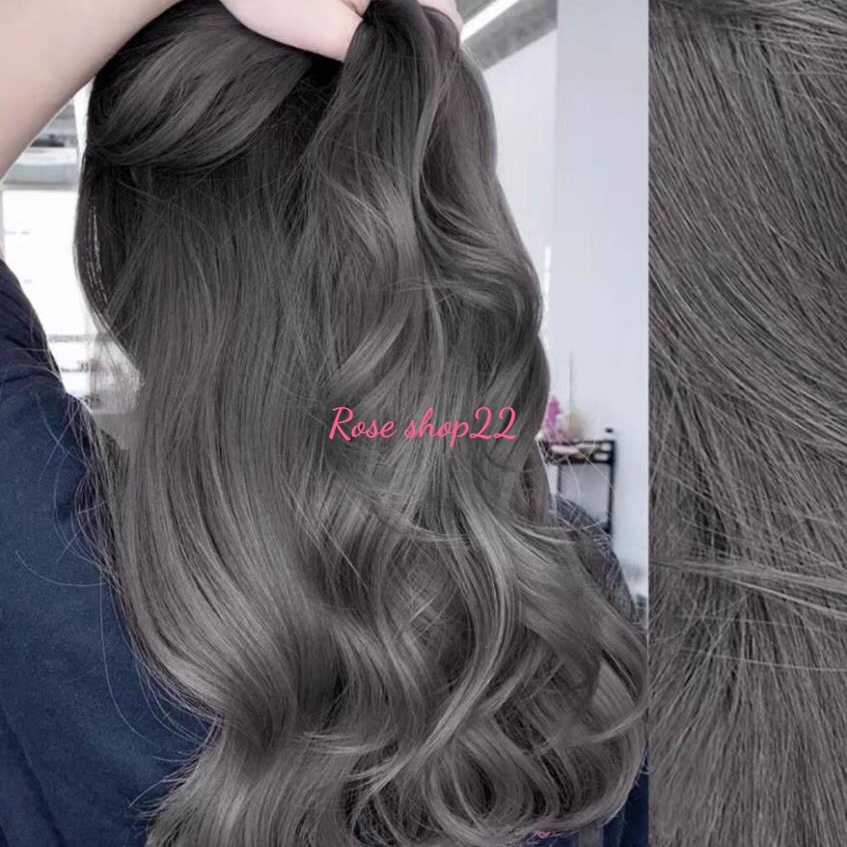 Combo Color Hair Coat (Charcoal) + Oxygen + Bleaching Powder