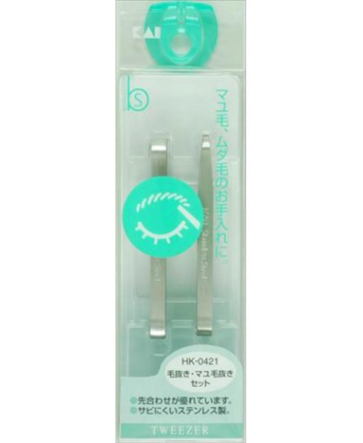 Set 2 nhíp inox KAI nội địa Nhật Bản