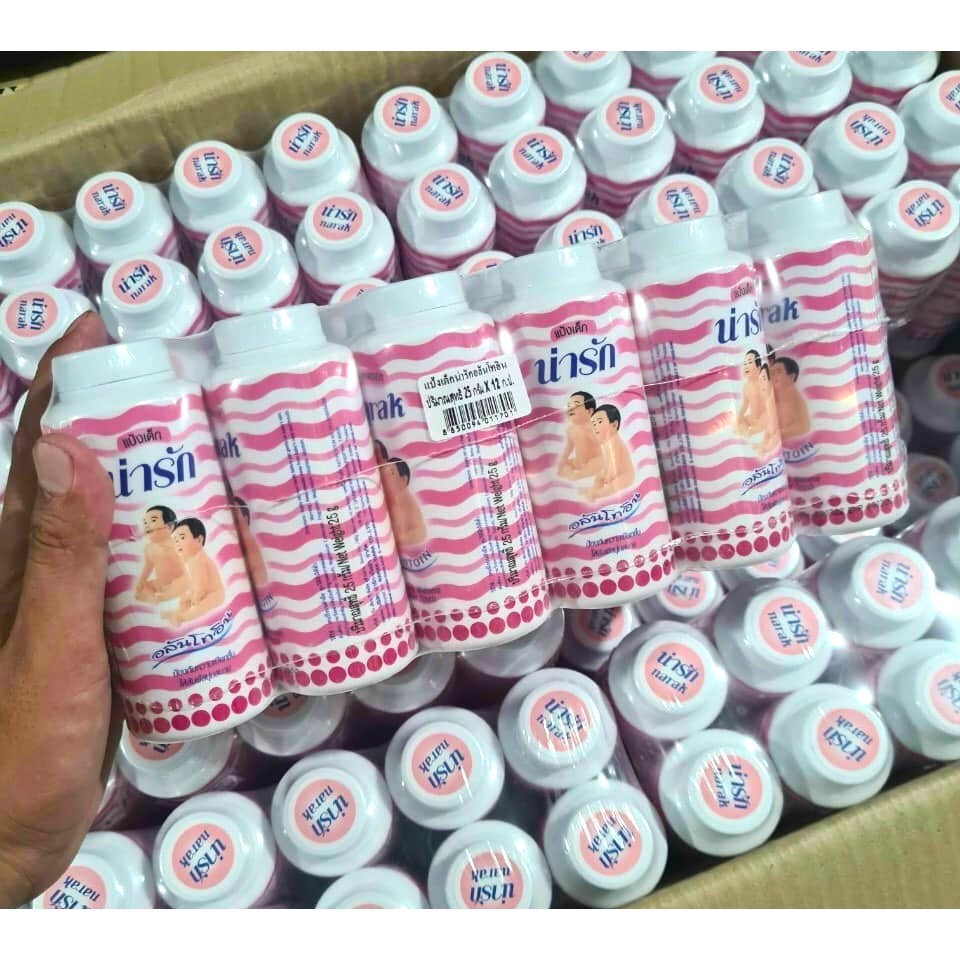 [CHÍNH HÃNG] PHẤN RÔM 2 EM BÉ NARAK 25G THÁI LAN