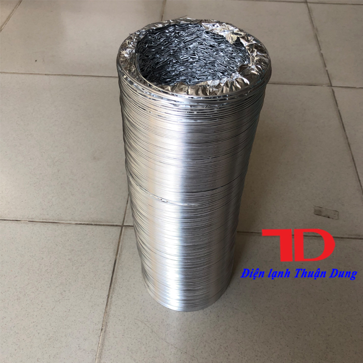 Ống gió mềm không bảo ôn D152mm x 8m