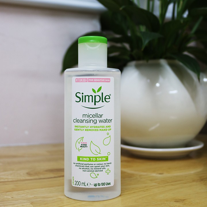 Nước Tẩy Trang Simple Micellar Water 200ml