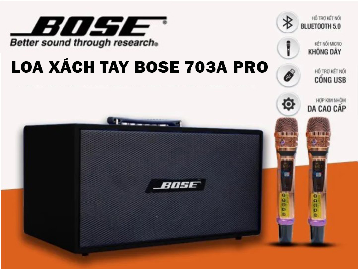 Các đặc điểm chính của loa karaoke xách tay Bose