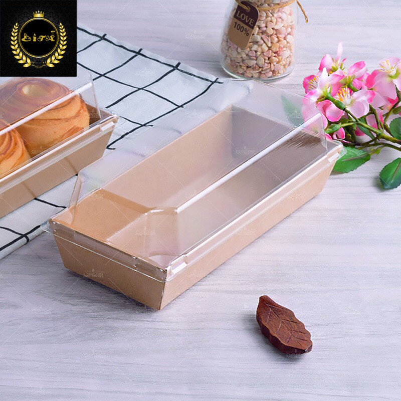 10 Hộp đựng bánh bông lan dài