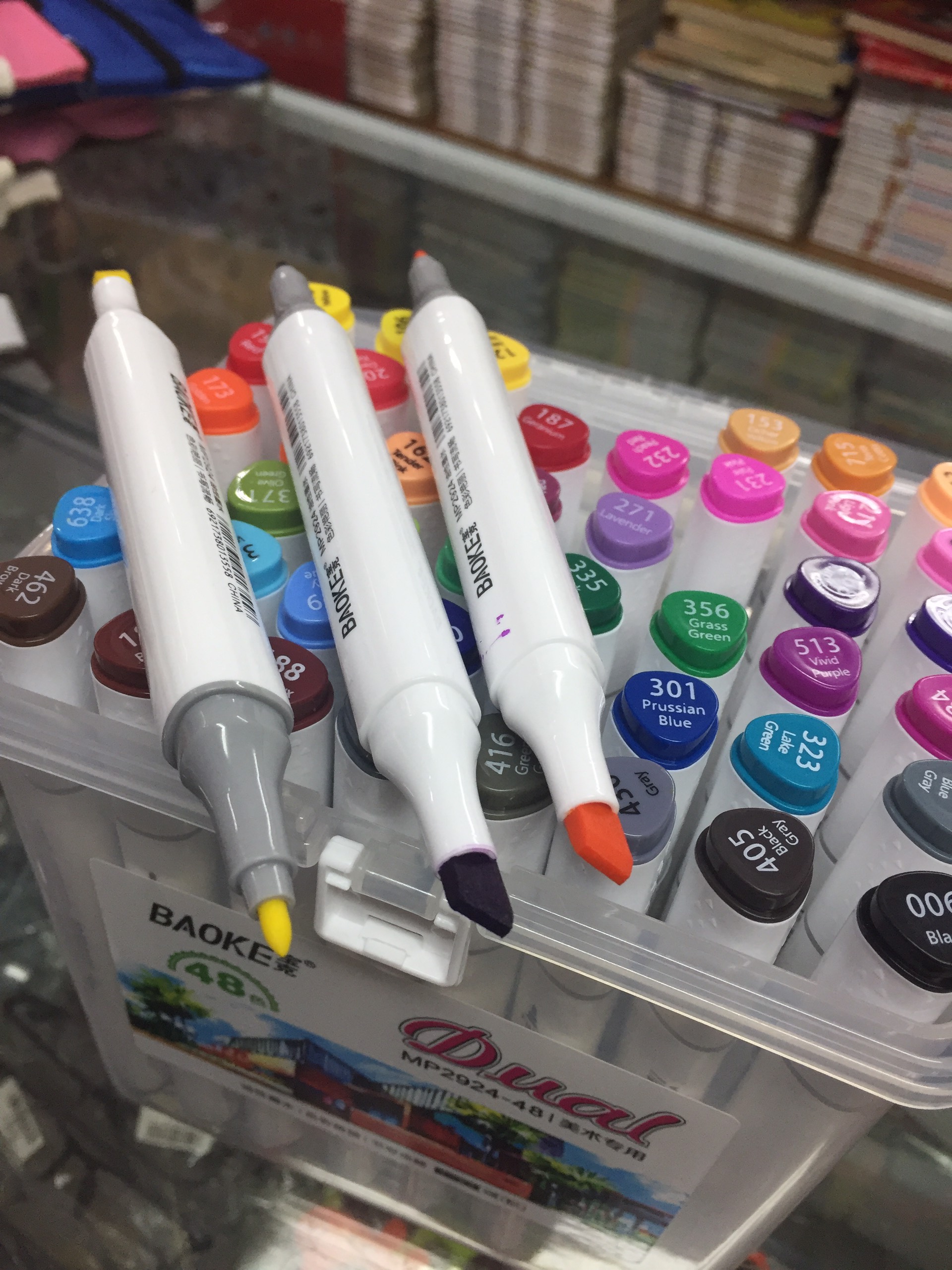 BÚT MÀU DẠ MARKER BAOKE DUAL CAO CẤP 2 ĐẦU SIZE LỚN