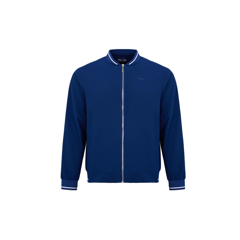 Áo khoác gió cổ bomber nam blentino mặc thu đông cổ áo viền trắng bag-2205