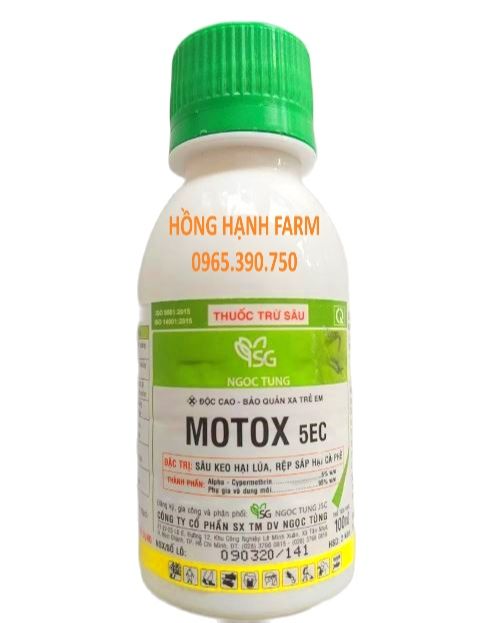 Thuốc trừ sâu motox 5ec - 100ml - đặc t rị: kiến, sâu keo, rệp sáp, bọ trĩ, bọ xít, sâu đục quả, muỗi,..