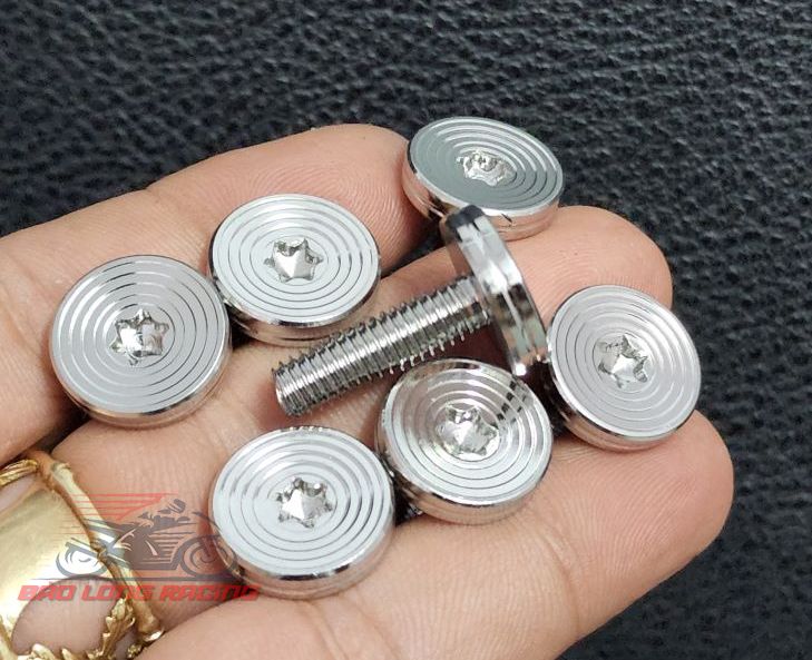 10 Ốc THÁI Salaya 6li20 Inox 304 gắn dàn áo Xe máy Sirius,Exciter,Winner,Satria,Wave Dream hàng chất lượng