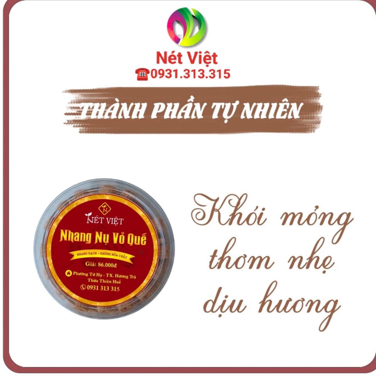 Nhang Nụ Quế Nét Việt (Hộp 40 viên)