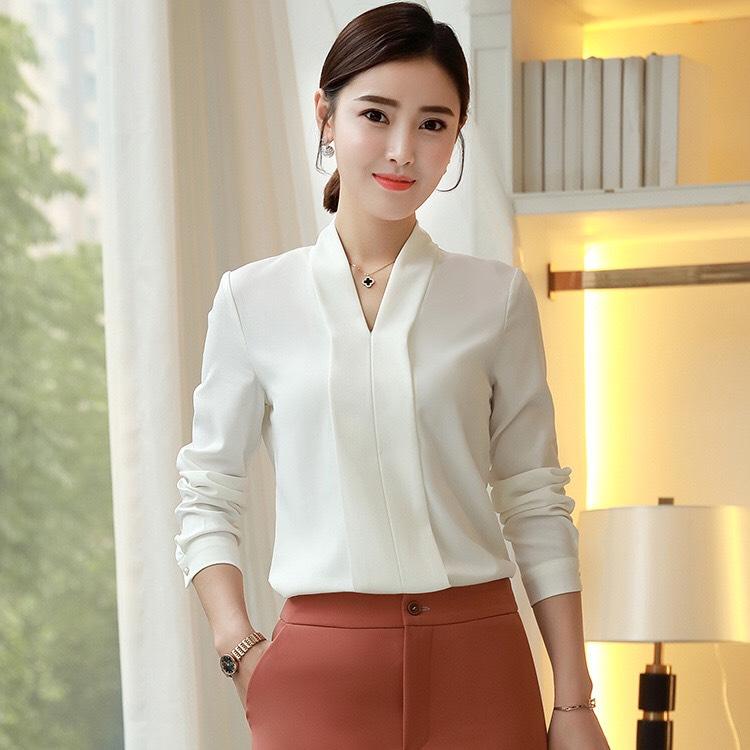 ÁO KIỂU CÔNG SỞ CỔ BẺ SIÊU HÓT