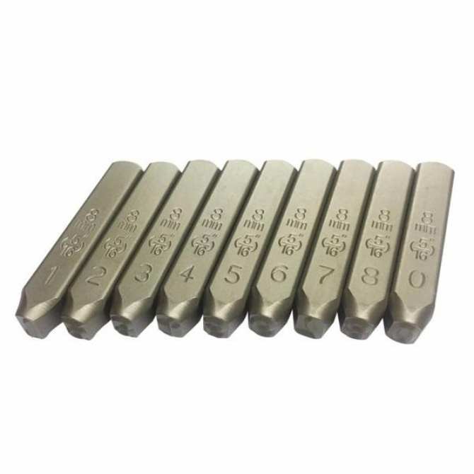 Bộ đóng SỐ 4mm hiệu YC (xuôi) - YC-602-4.0