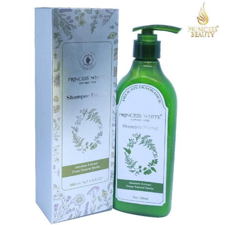DẦU GỘI THẢO DƯỢC TRỊ RỤNG TÓC SHAMPOO HERBAL PRINCESS WHITE/300ML tốt nhất