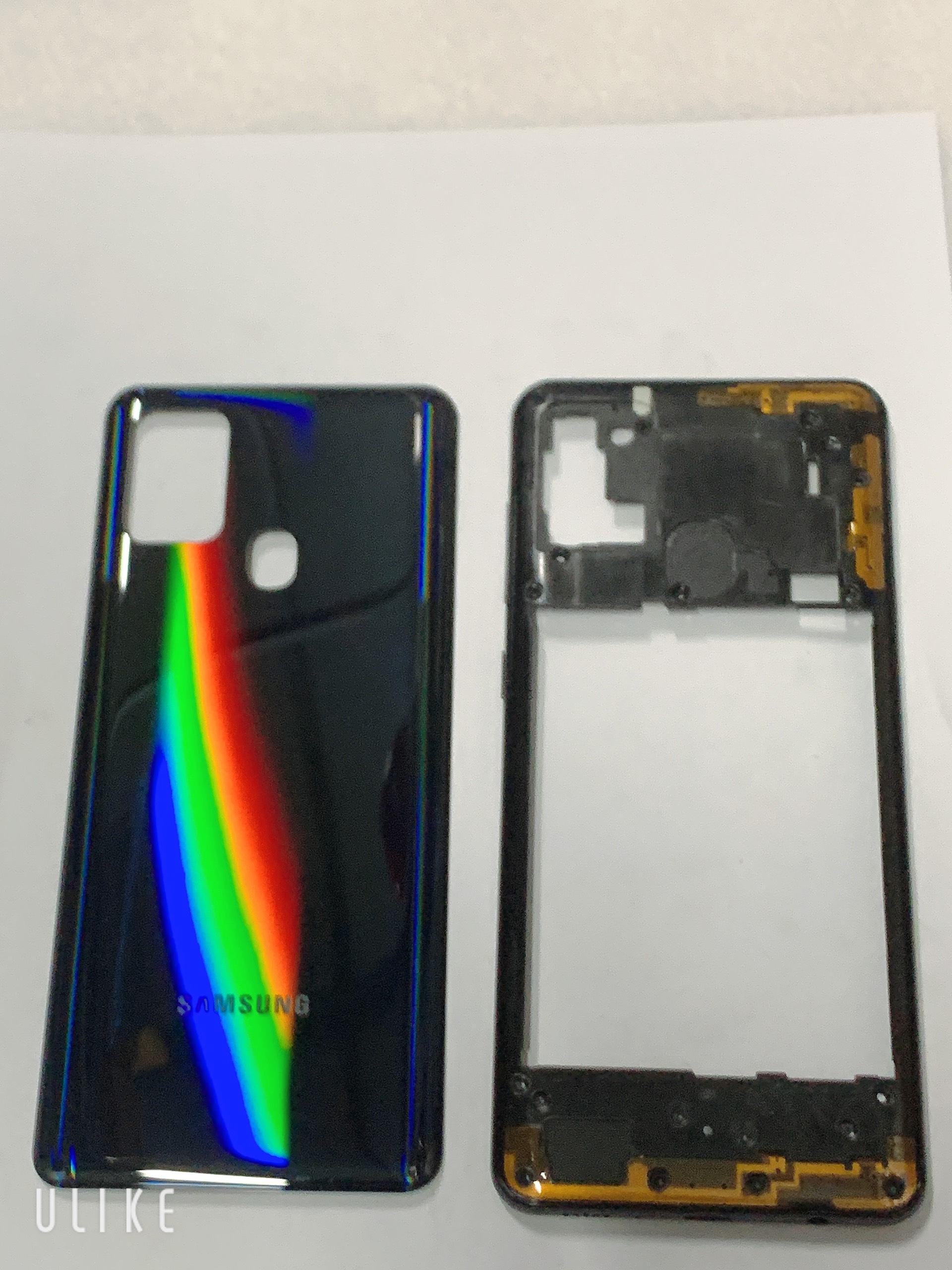 Samsung galaxy a21s 2019 / a217 - benzen, nắp lưng ráp máy, màu xanh