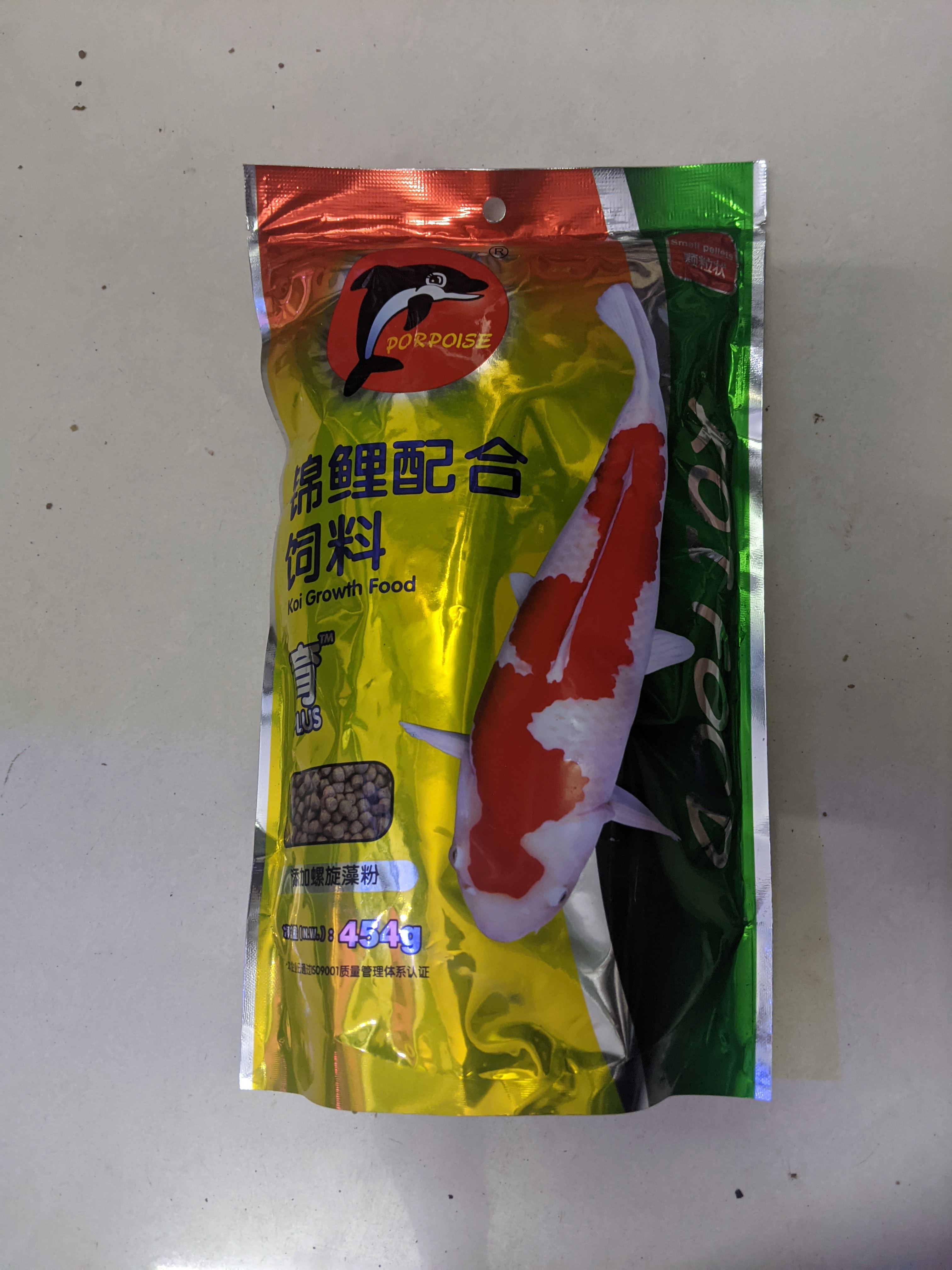 [HCM]Thức ăn cá Koi cao cấp Porpoise 454gram