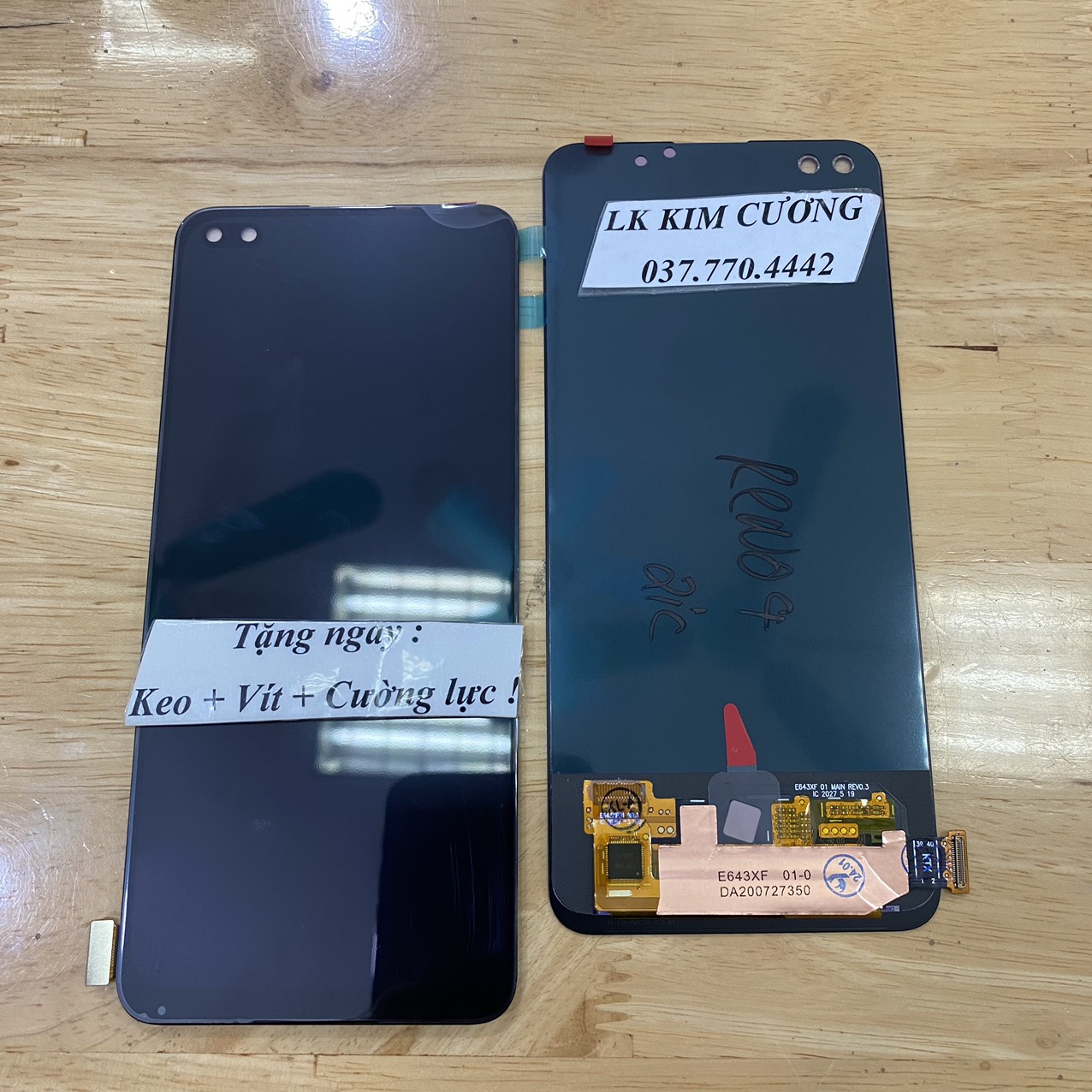 Màn hình tương thích oppo reno 4 / a93 4g/ f17 pro/ reno 4 5g/ reno 4 lite/ reno 4f - oled