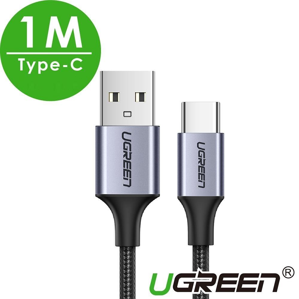 Dây cáp sạc điện thoại USB ra TypeeC - 1M - Ugreen 60126 - 60126