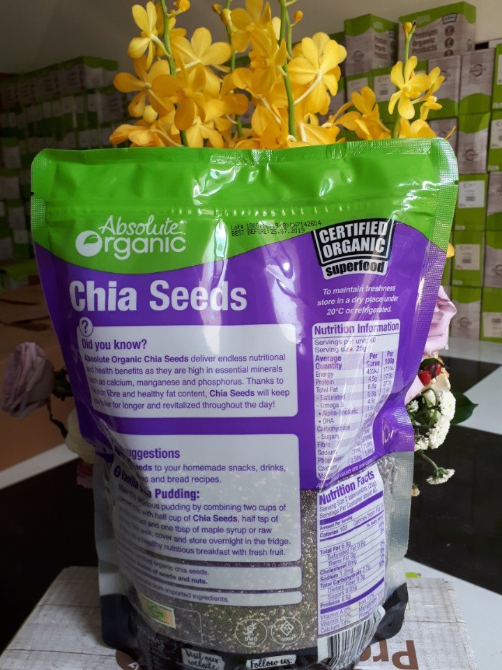 Hạt Chia Úc Tím Nhập Khẩu - Khối Lượng 1 kg