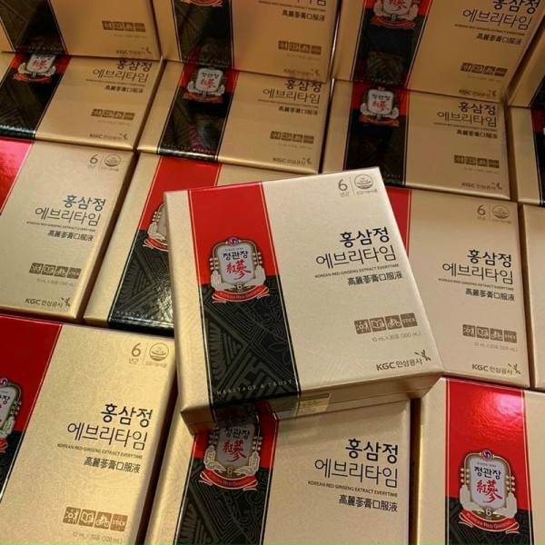 [HCM]NƯỚC HỒNG SÂM CAO CẤP KGC KOREAN RED GINSENG EXTRACT EVERYTIME CHÍNH HÃNG - HẬU DUỆ MẶT TRỜI - 8465 nhập khẩu