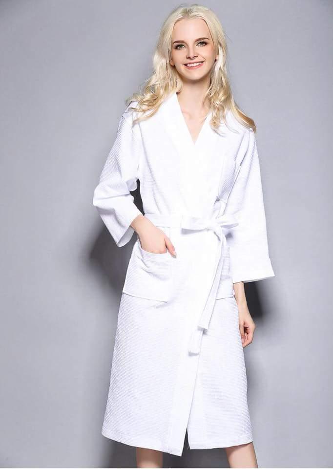 Áo choàng tắm Kimono dài tay cao cấp sang trọng (Cho cả nam và nữ)