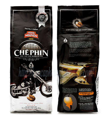 Chế phin 2 Trung Nguyên bịch 500gr