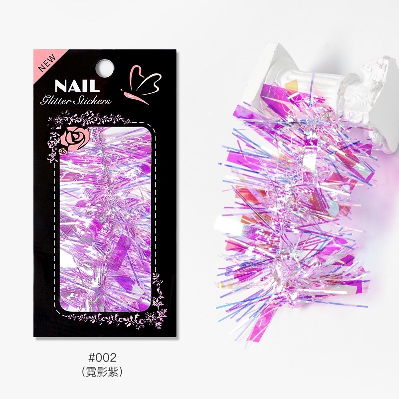 Phụ kiện giấy thuỷ tinh - giấy galaxy ẩn trang trí móng