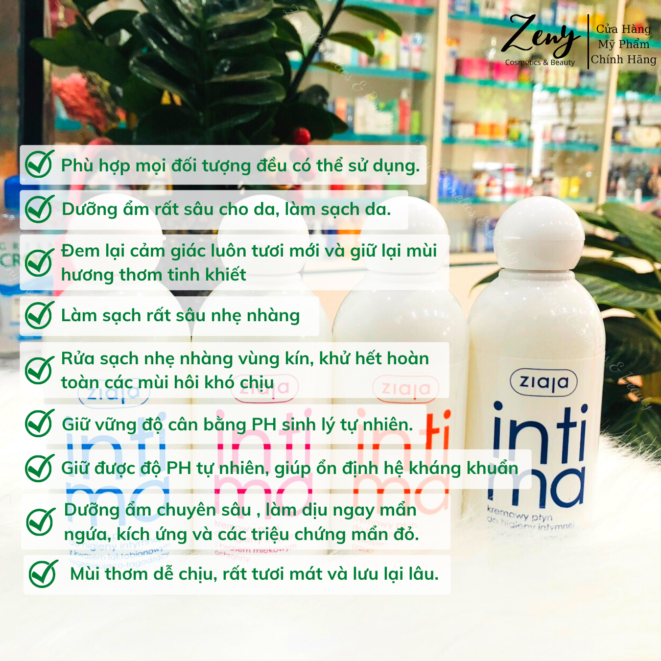 Dung Dịch Vệ Sinh Phụ Nữ Intima Ziaja 200ml Ba Lan